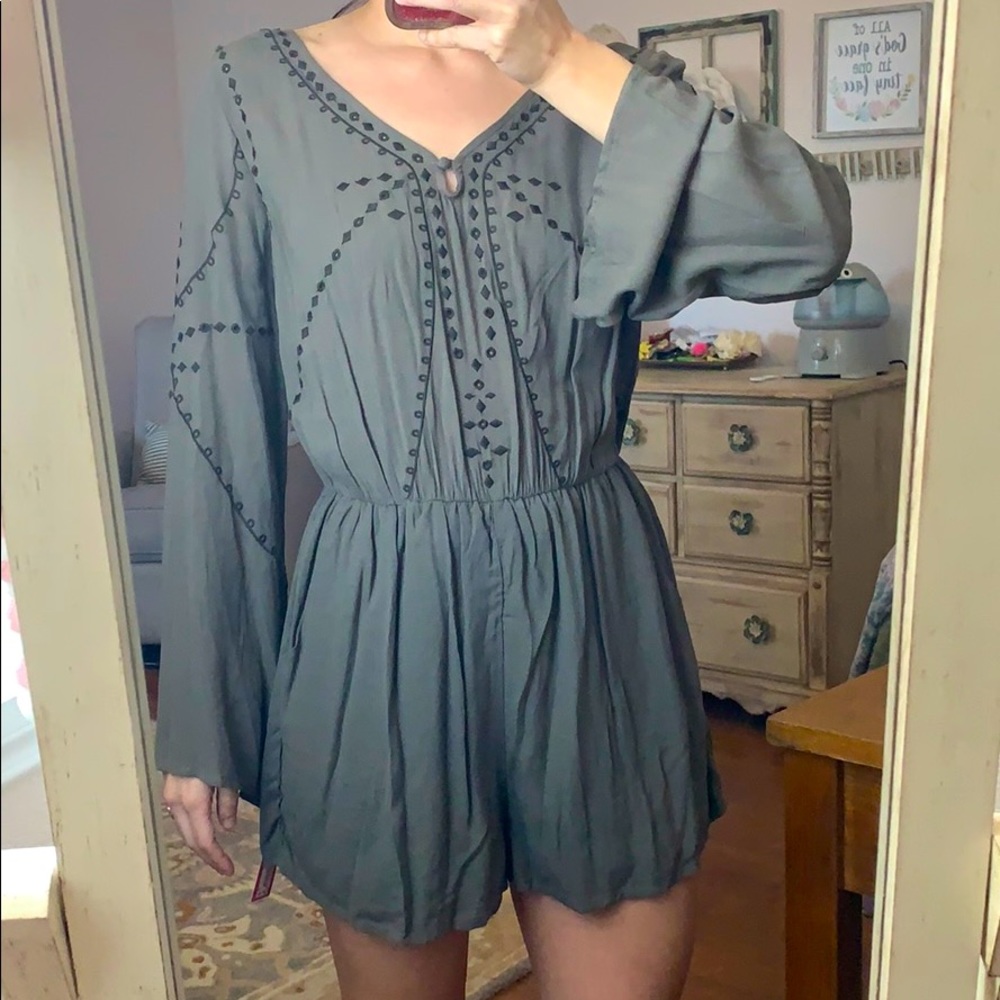 NWT olive romper